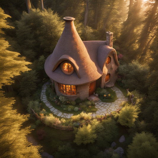 2603 3D Printed ADU Hobbit's Cottage Home Plans