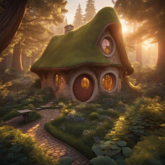 2604 3D Printed ADU Hobbit's Cottage Home Plans