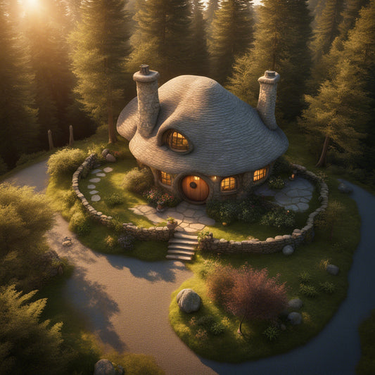 2607 3D Printed ADU Hobbit's Cottage Home Plans